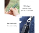 OUTDOOR MULTI FUNCTIONAL NAIL CLIPPER OLIVE COLOR FROM NEXTOOL #NE20011