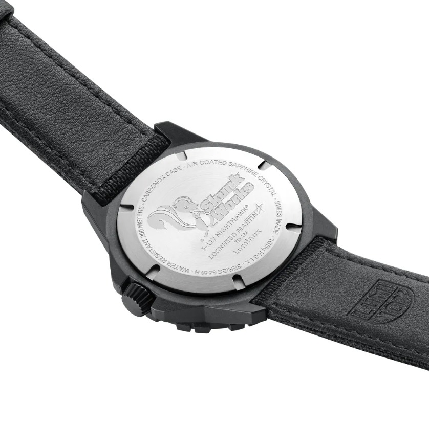 LUMINOX F-117 NIGHTHAWK X SKUNK WORKS 6440 SERIES HERITAGE WRISTWATCH, 44 MM #XA.6442.H.SET