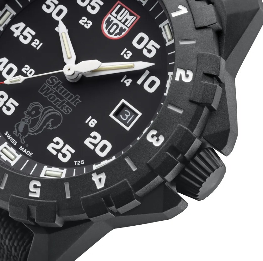 LUMINOX F-117 NIGHTHAWK X SKUNK WORKS 6440 SERIES HERITAGE WRISTWATCH, 44 MM #XA.6442.H.SET