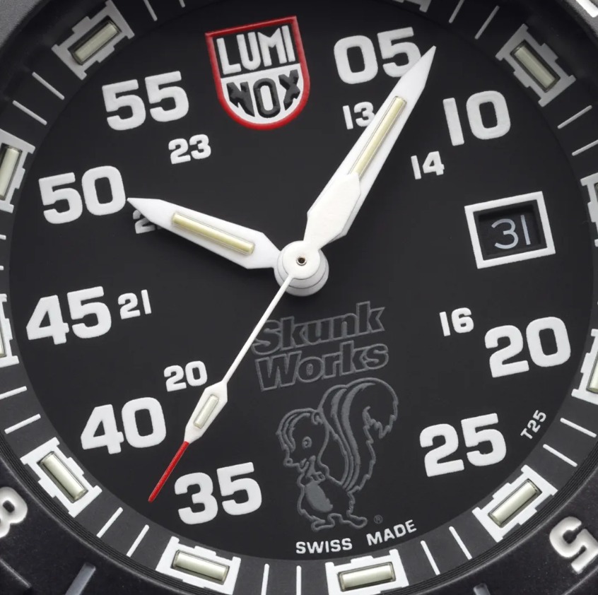 LUMINOX F-117 NIGHTHAWK X SKUNK WORKS 6440 SERIES HERITAGE WRISTWATCH, 44 MM #XA.6442.H.SET