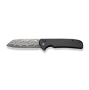 CIVIVI KNIVES CHEVALIER II BUTTON LOCK DAMASCUS #C20022B-DS1