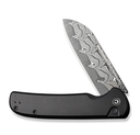 CIVIVI KNIVES CHEVALIER II BUTTON LOCK DAMASCUS #C20022B-DS1