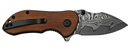 CIVIVI KNIVES GORDO LINER LOCK DAMASCUS,WOOD HANDLE #C22018C-DS1
