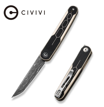 CIVIVI KNIVES KWAIQ LINER LOCK IVORY/BLACK #C23015-DS1