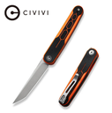 CIVIVI KNIVES KWAIQ LINER LOCK ORANGE/BLACK #C230152