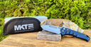 MEDFORD AUTOMATIC SWIFT S35VN DROP POINT POCKET KNIFE BLUE  #MD206STD44AU