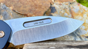 MEDFORD AUTOMATIC SWIFT S35VN DROP POINT POCKET KNIFE BLUE  #MD206STD44AU