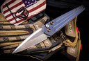 MEDFORD AUTOMATIC NOSFERATU BUTTON LOCK POCKET KNIFE #MDNATQ37A2TS