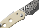 CIVIVI KNIVES VISION FG SUPERLOCK IVORY DAMASCUS #C22036-DS1