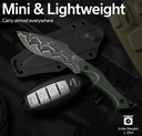 CIVIVI KNIVES VAQUITA II MINI NECK KNIFE GREEN #C047C-DS2
