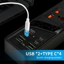 7MD Power Socket 4-Outlet #9741