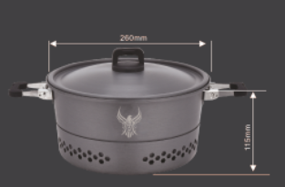 DEVELOPED MEKSHAT COOKING POT SIZE 6 LITER FROM ALHOR