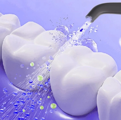 7MD Portable Mini Water Flosser For Travel With 800mAh Rechargeable Battery & 70ml Water Tank Capacity