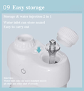 7MD Portable Mini Water Flosser For Travel With 800mAh Rechargeable Battery & 70ml Water Tank Capacity