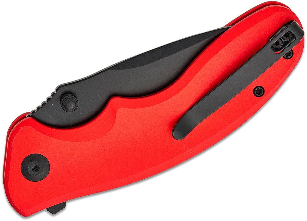 SENCUT Cybrix Folding Knife - Red Aluminum #S23098A-3