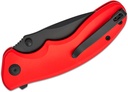 SENCUT Cybrix Folding Knife - Red Aluminum #S23098A-3