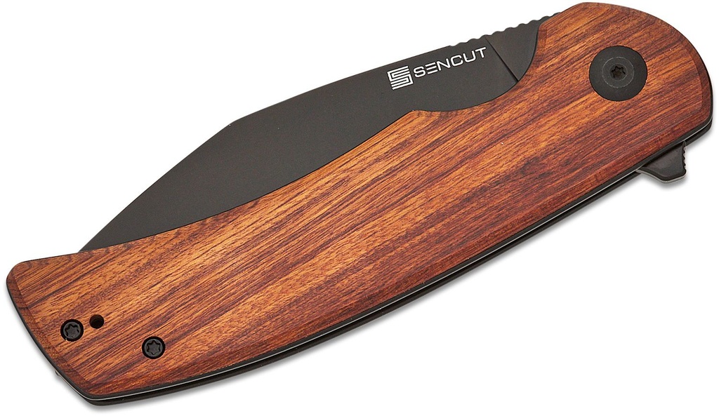 SENCUT Omniform Folding Knife - Guibourtia Wood #S23064-3