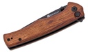 SENCUT Crowley Flipper Knife - Guibourtia WoodS #S21012-5