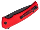 SENCUT  Serene Flipper Knife - Red Aluminum #S21022B-2