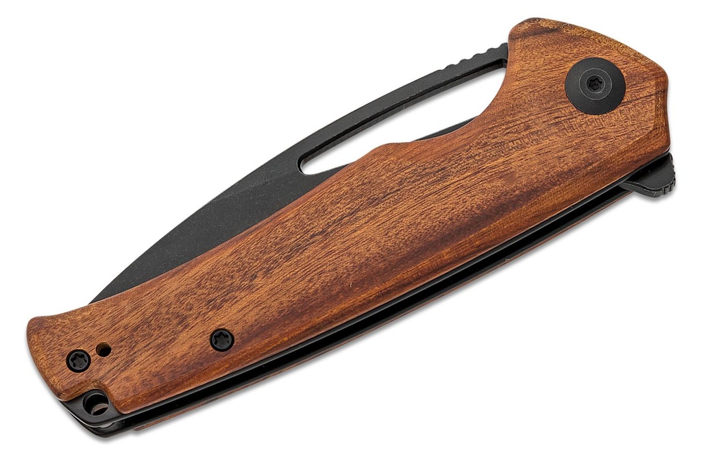 SENCUT Mims Flipper Knife - Guibourtia Wood #S21013-4