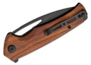 SENCUT Mims Flipper Knife - Guibourtia Wood #S21013-4