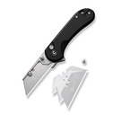 CIVIVI Elementum Utility Thumb Stud & Button Lock Knife Aluminum Handle #C23039B-1