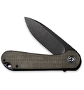 CIVIVI Elementum Flipper Knife Micarta Handle #C907Z