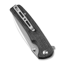 SENCUT Sachse Flipper & Button Lock & Thumb Stud Knife Micarta Handle #S21007-1