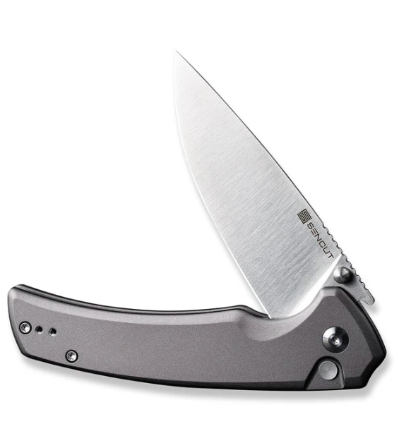 SENCUT Serene Flipper & Button Lock & Thumb Stud Knife Aluminum Handle #S21022B-3