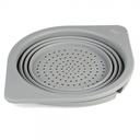FOLDING WATER FILTER BASKET WITH LEG - GREY  FROM ALRIMAYA #22-4028
