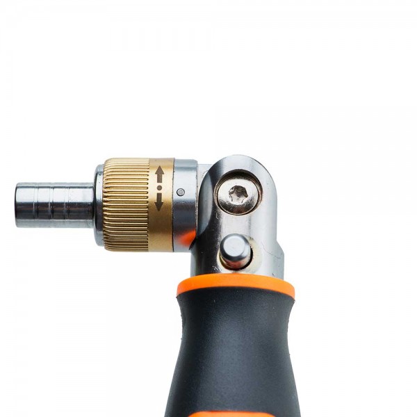 10 IN 1 MULTI ANGLE SCREWDRIVER SET - ORANGE+GRAY FROM ALRIMAYA #22-4243