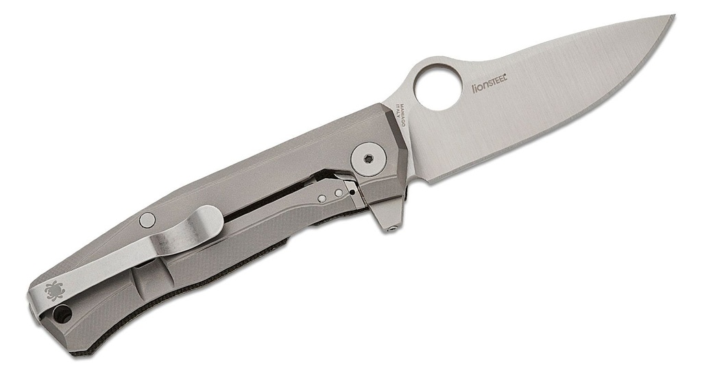 SPYMYTO GREEN CANVAS MICARTA TITANIUM M398 PLAINEDGE #C265MTIP