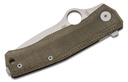SPYMYTO GREEN CANVAS MICARTA TITANIUM M398 PLAINEDGE #C265MTIP
