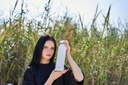 Moya "Black Sea" 700ml Insulated Sustainable Water
Bottle White #DB03004A