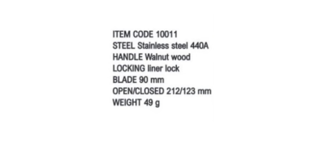 MAIN Italian line pocket knife #10011