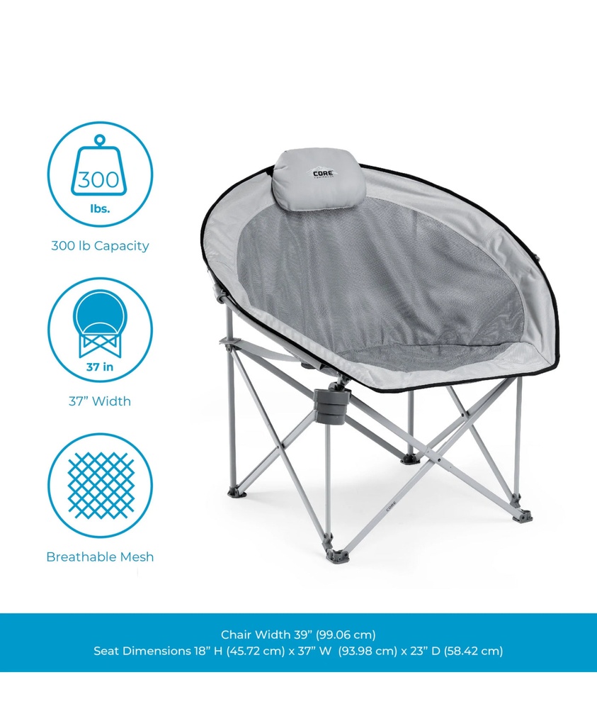 CORE Oversized Mesh Round Chair #40074