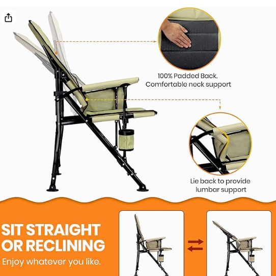 khaki Chair with bag #G403KR