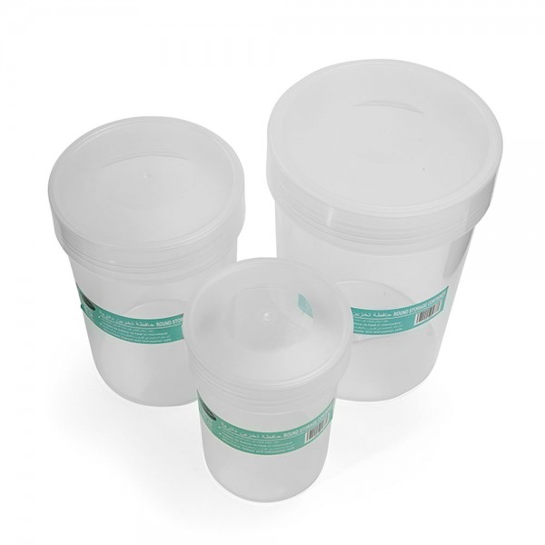 ROUND STORAGE CONTAINER SET FROM AL-RIMAYA #22-1998