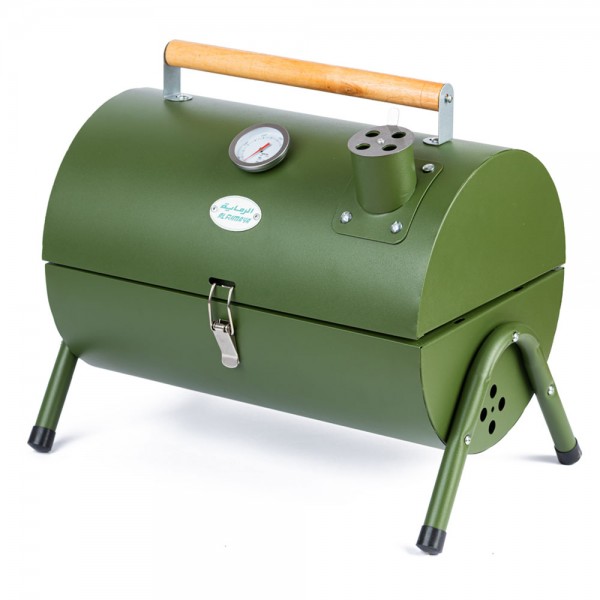 PORTABLE GRILL OLIVE SIZE 38*25*37 CM FROM ALRIMAYA #22-4193