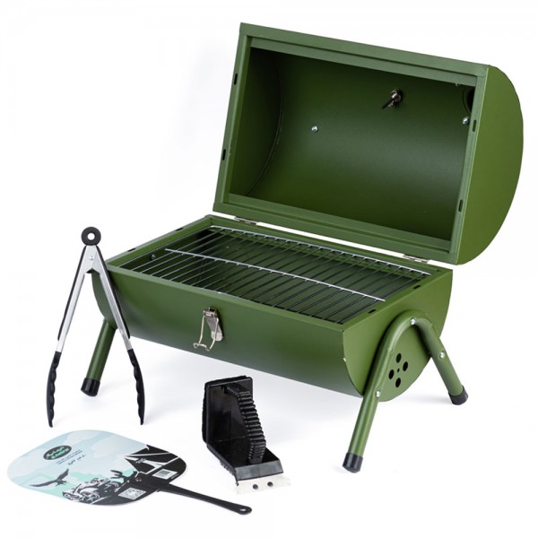 PORTABLE GRILL OLIVE SIZE 38*25*37 CM FROM ALRIMAYA #22-4193