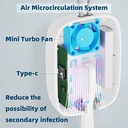 7MD Portable & Rechargeable Toothbrush Sterilizer #9514