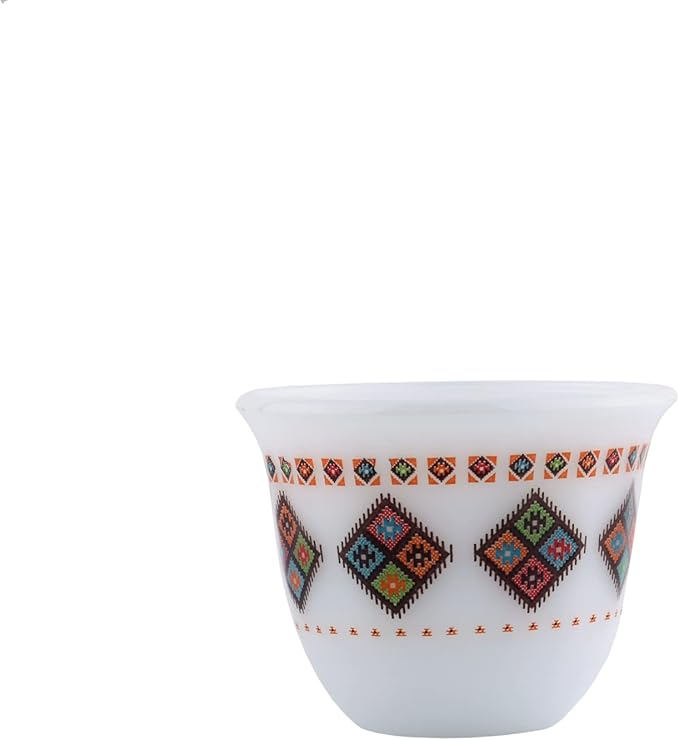 Set of 12 pcs Coffee Cups Alkaif Almarkaz Small from Alsaif #K65174/1/S