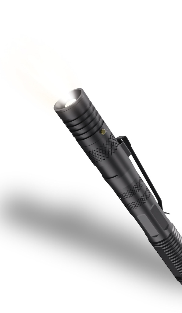 Porodo LifeStyle Outdoor 9in1 Flashlight with Holder Pen Whistle Bottle Opener and Safety Hammer #PD-LS91PNFL