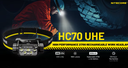 Nitecore HC70 UHE 1600 Lumen High Performance Work Headlamp USB-C Rechargeable Headlight