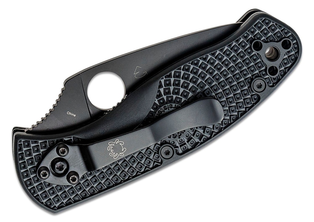 Spyderco Persistence Lightweight Black FRN Handles, Liner Lock #C136PBBK