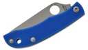Spyderco HoneyBee Micro-Size Slipjoint Blue G10 Handles #C137GBLP