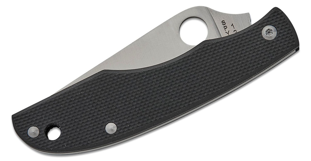Spyderco GrassHopper Miniature Slipjoint Black G10 Handles #C138GBKP