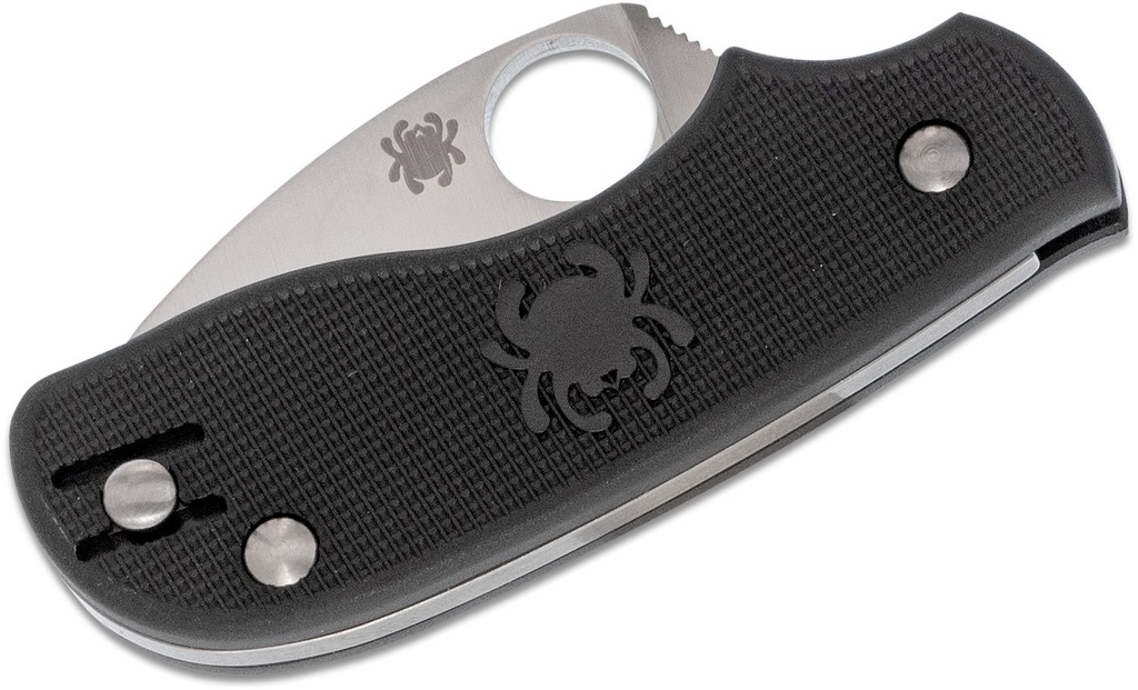 Spyderco Squeak Folding Knife 2" N690CO Satin Plain Blade #C154PBK