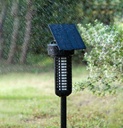 7MD Solar Garden & Wall Mount Insect Killer 5W 800V UV LED Accurate Tracking Solar & USB Rechargeable Rainproof Design 11618