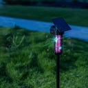 7MD Solar Garden & Wall Mount Insect Killer 5W 800V UV LED Accurate Tracking Solar & USB Rechargeable Rainproof Design 11618